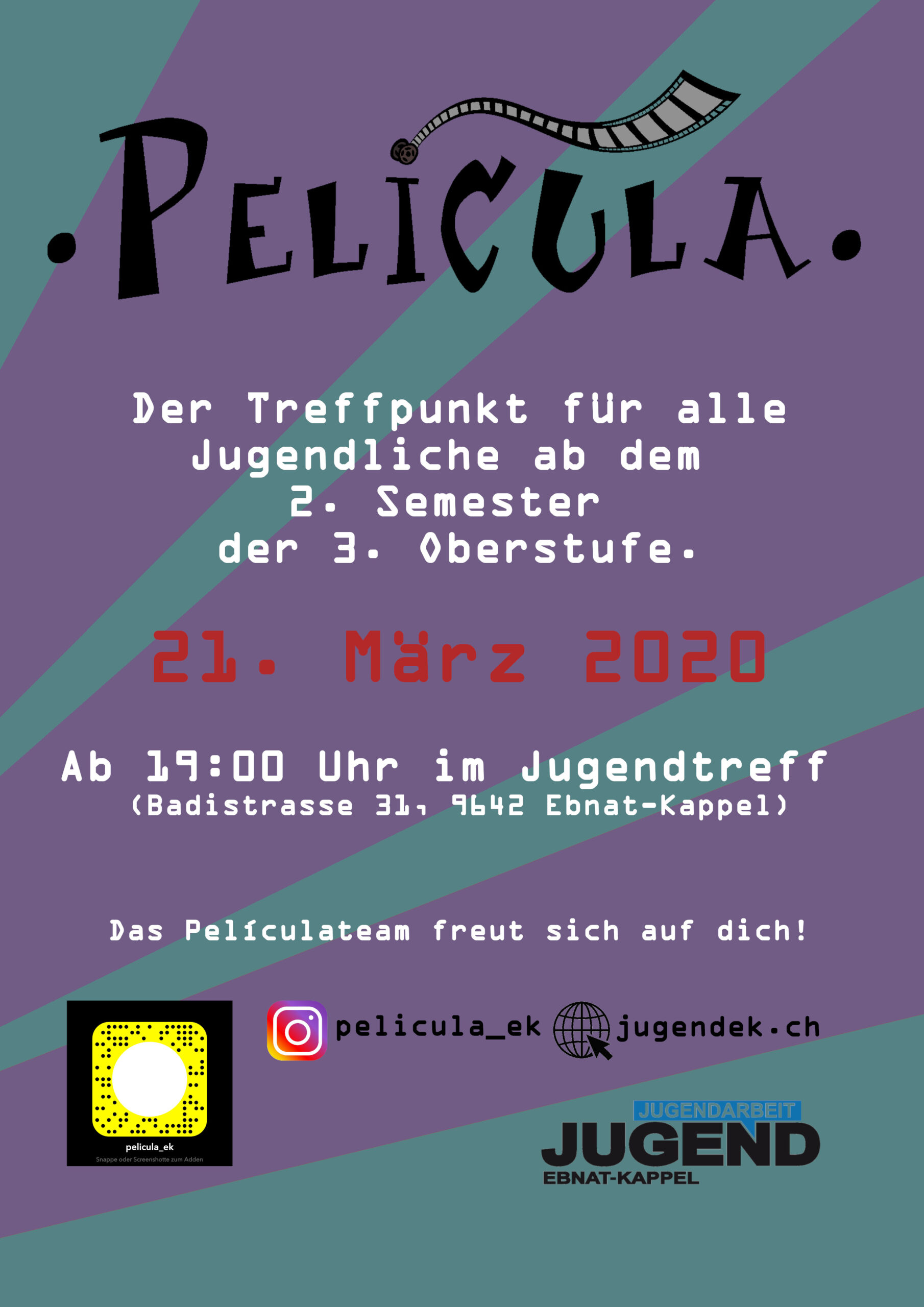 Mehr über den Artikel erfahren PELÍCULA IM MÄRZ