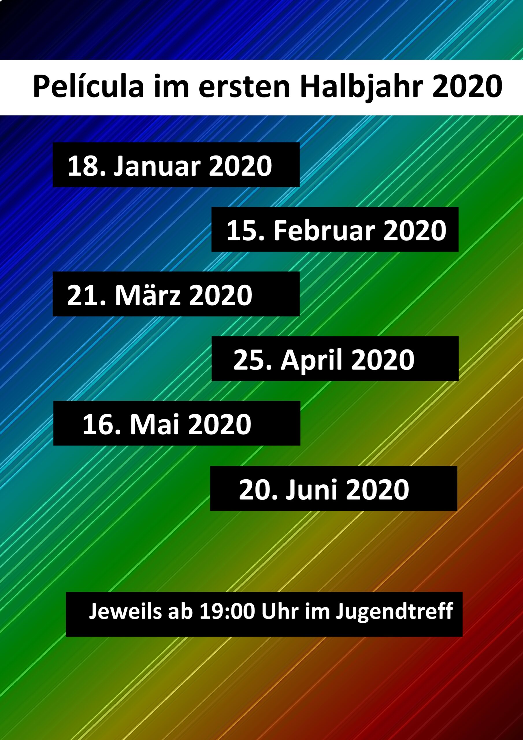 Mehr über den Artikel erfahren PELÍCULA JAN.-JUNI 2020