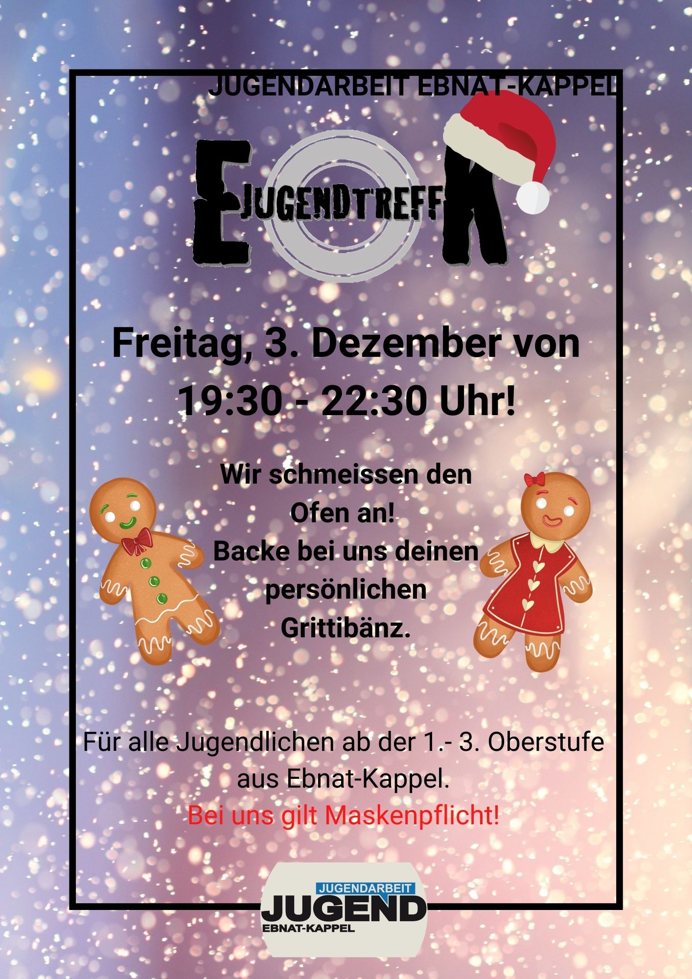 Du betrachtest gerade JUGENDTREFF VOM 3. DEZEMBER 2021