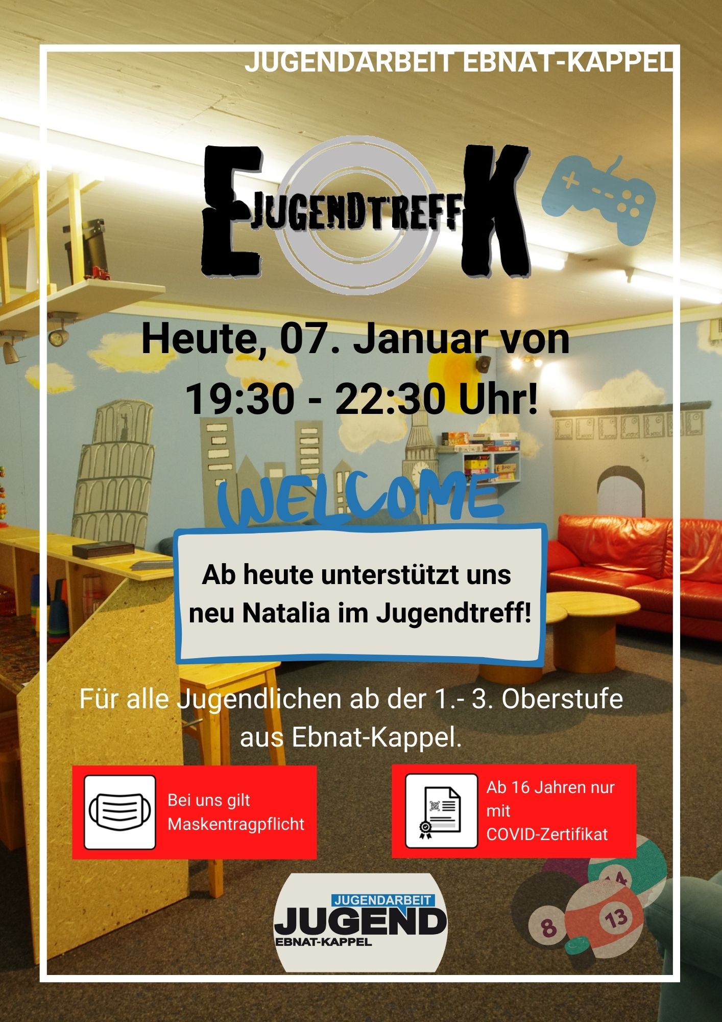Du betrachtest gerade JUGENDTREFF VOM 07. JANUAR 2022