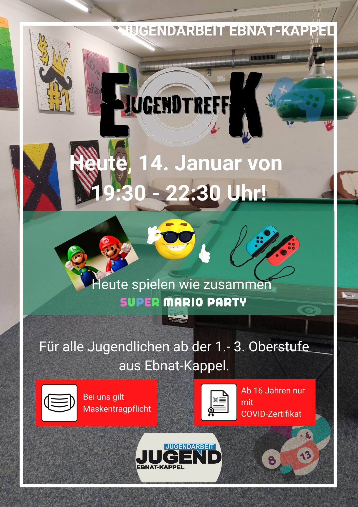 Du betrachtest gerade JUGENDTREFF VOM 14. JANUAR 2022
