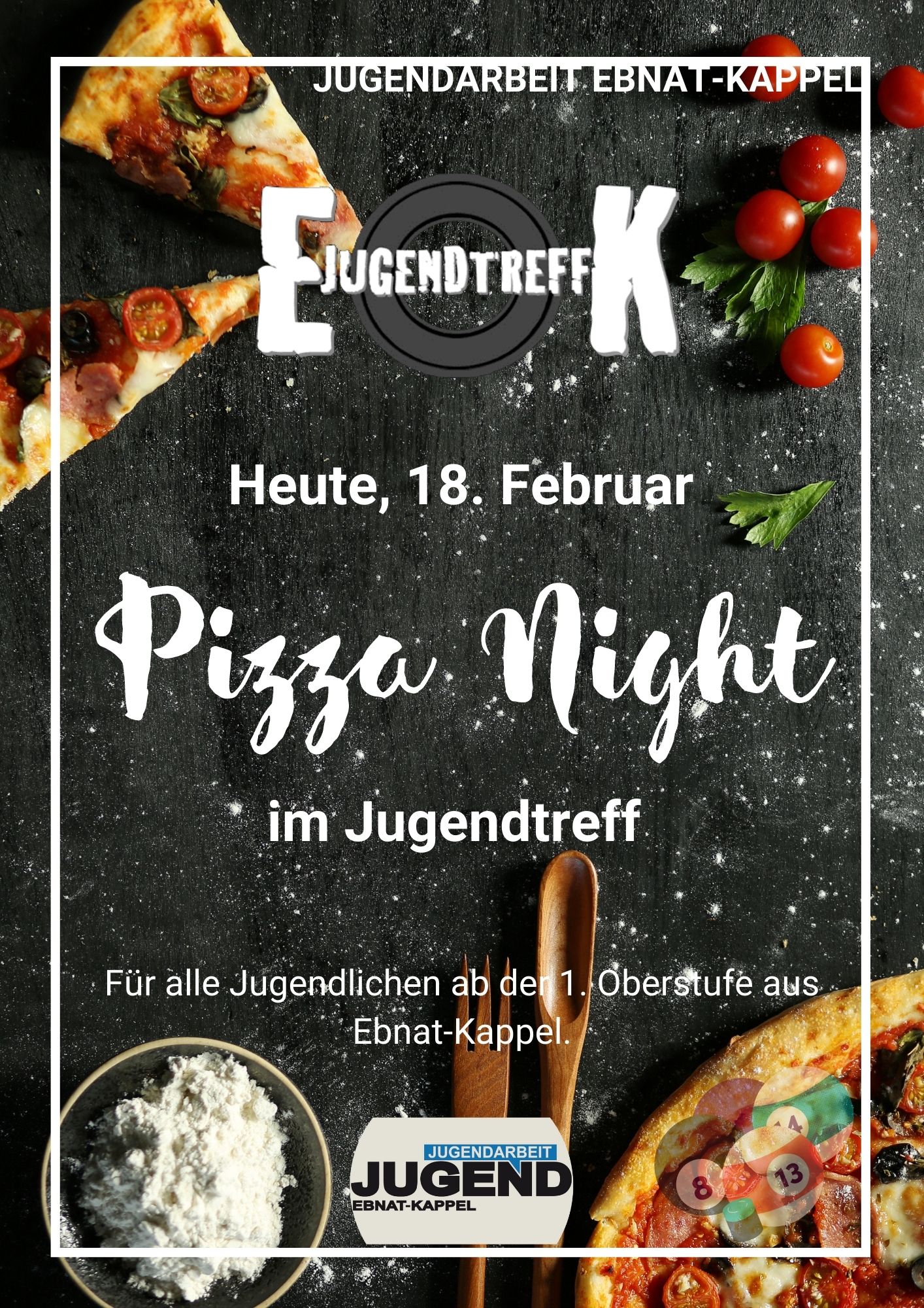 Du betrachtest gerade PIZZA NIGHT IM JUGENDTREFF