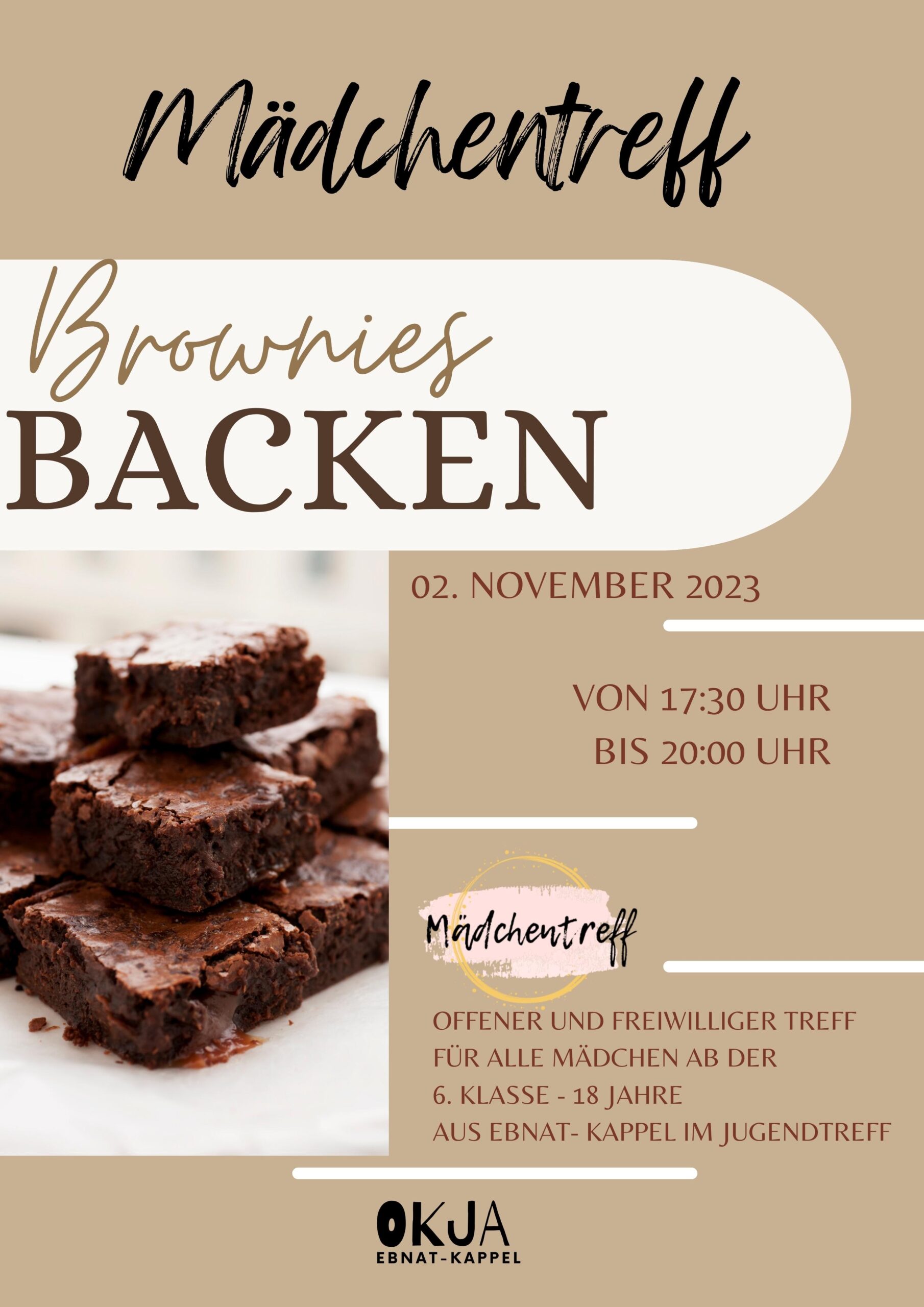 Mehr über den Artikel erfahren Mädchentreff vom 02. November 2023