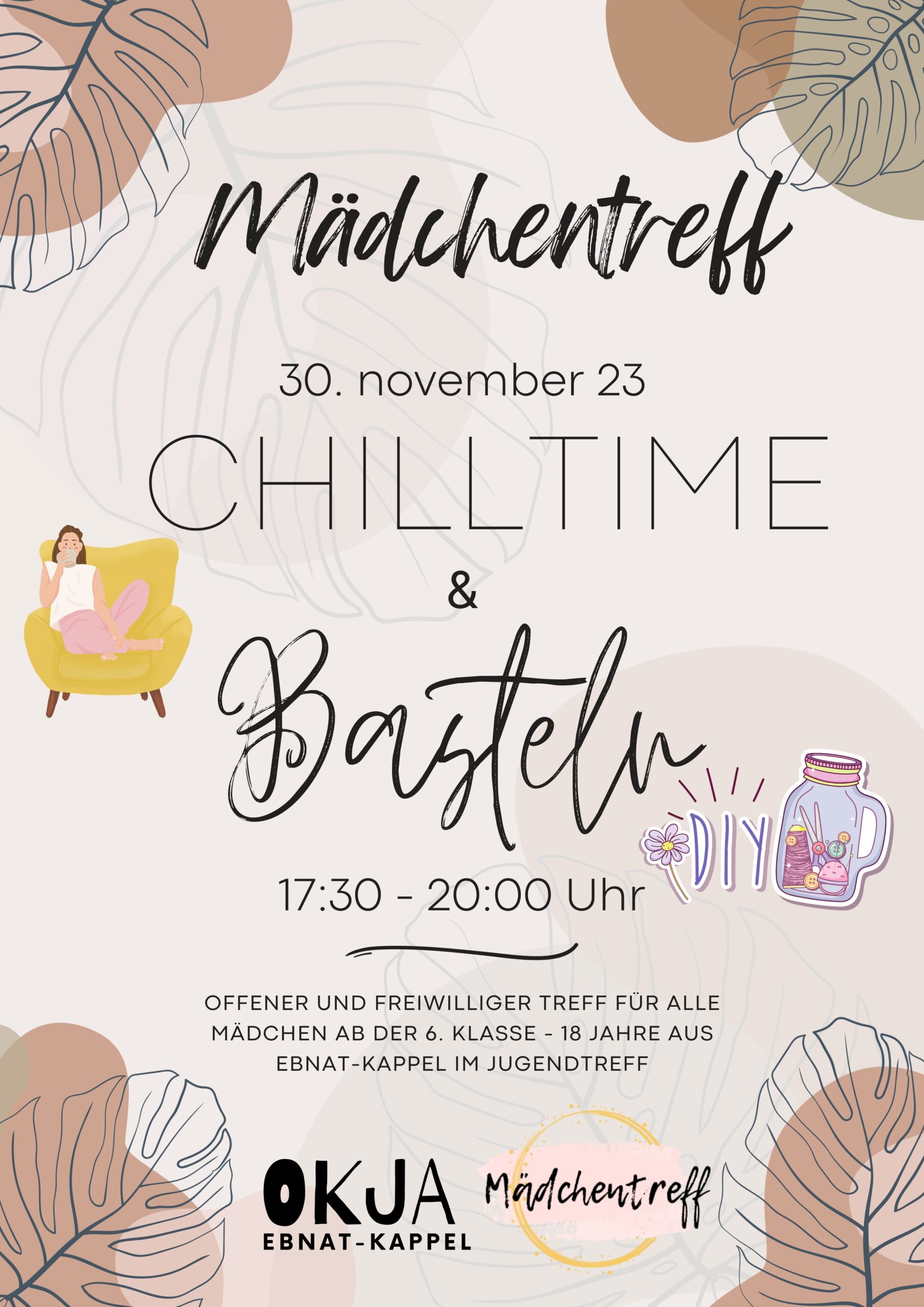 Du betrachtest gerade Mädchentreff vom 30. November 2023