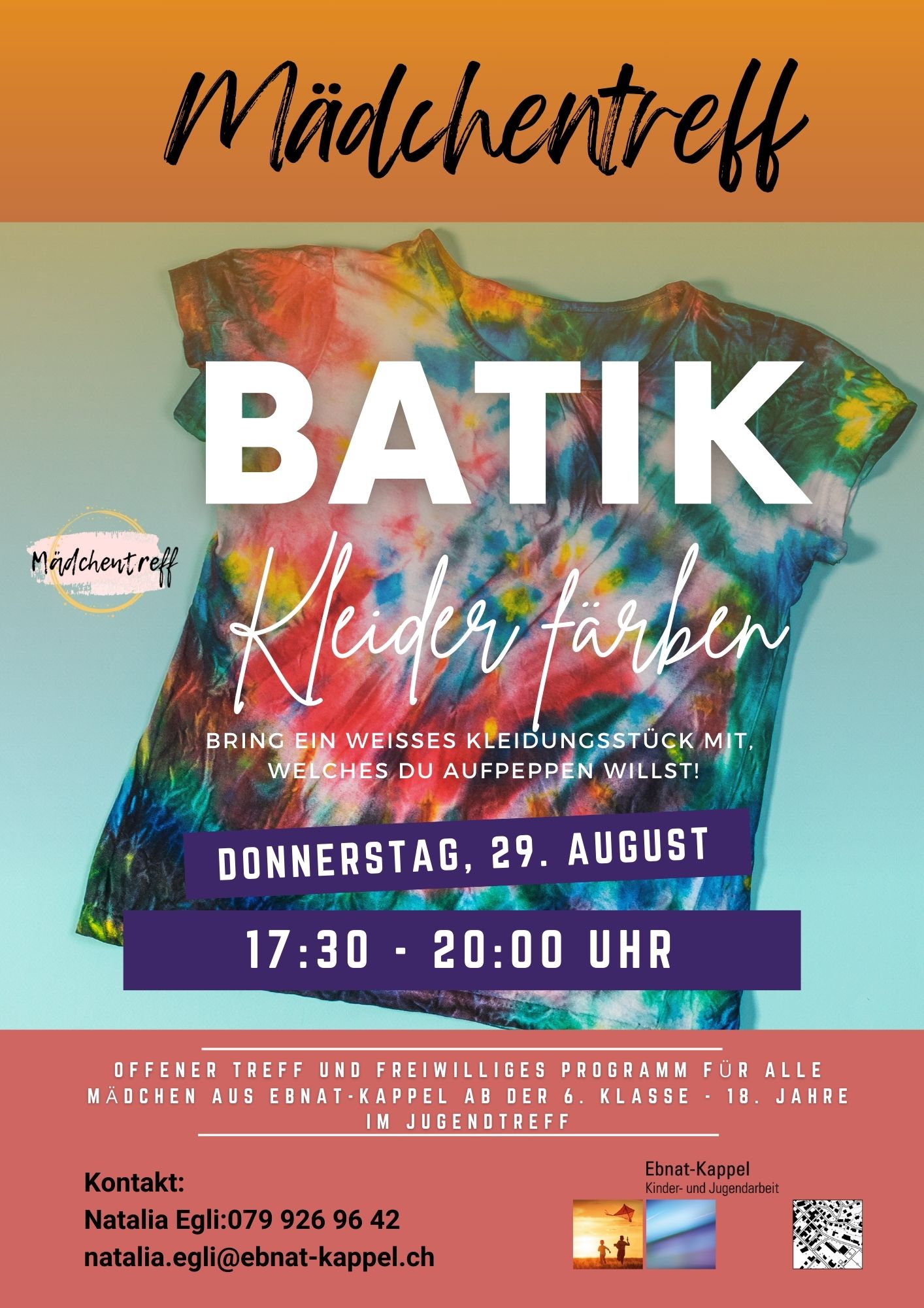 Mehr &uuml;ber den Artikel erfahren M&auml;dchentreff vom 29. August 2024