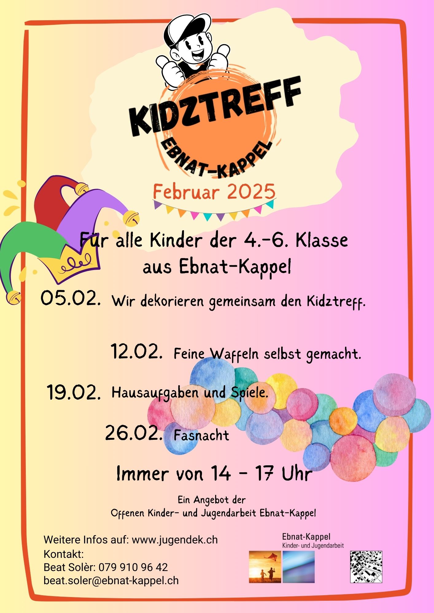 Mehr &uuml;ber den Artikel erfahren Programm Kidzreff Februar 2025