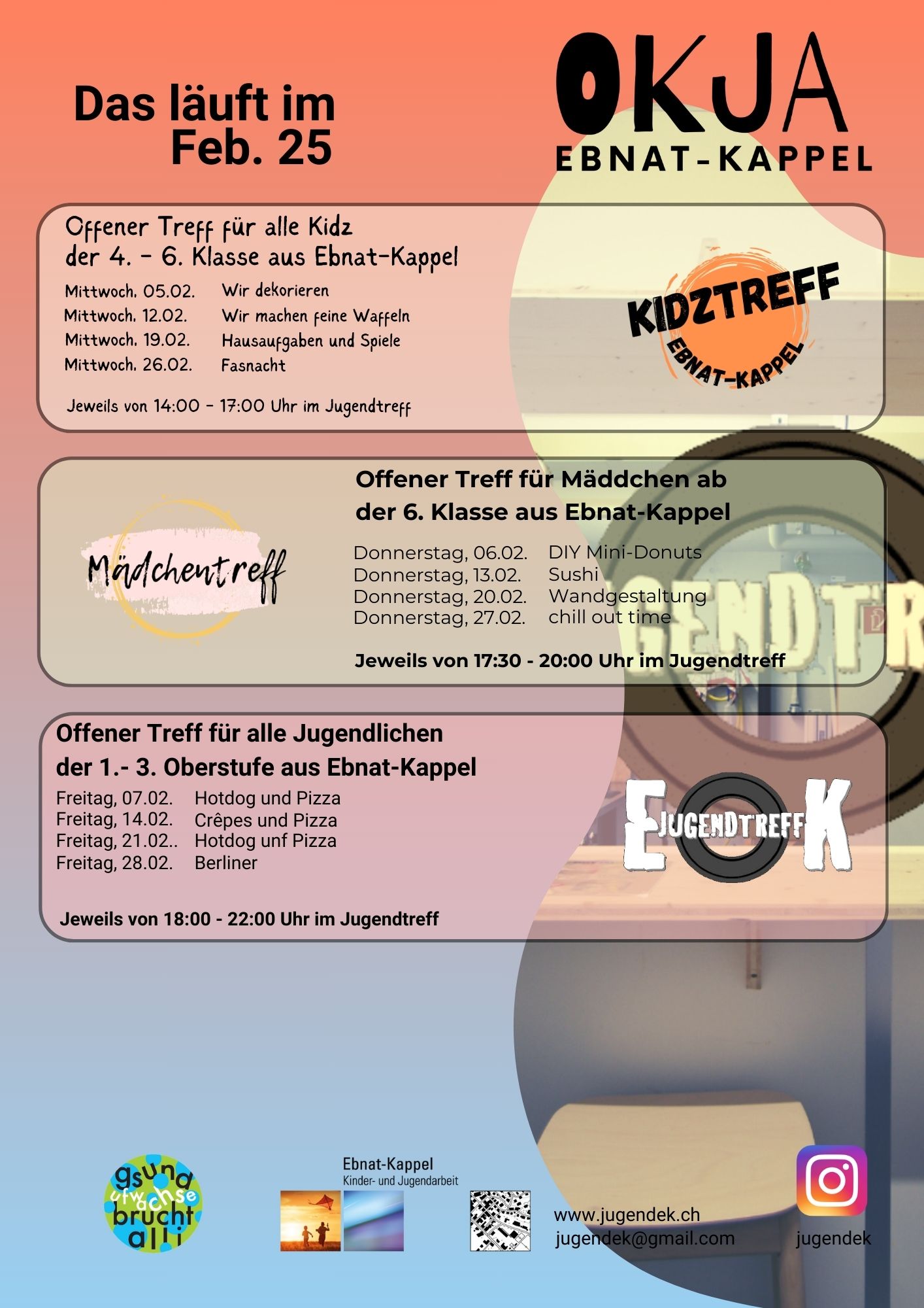 Mehr über den Artikel erfahren Monatsprogramm Februar 2025