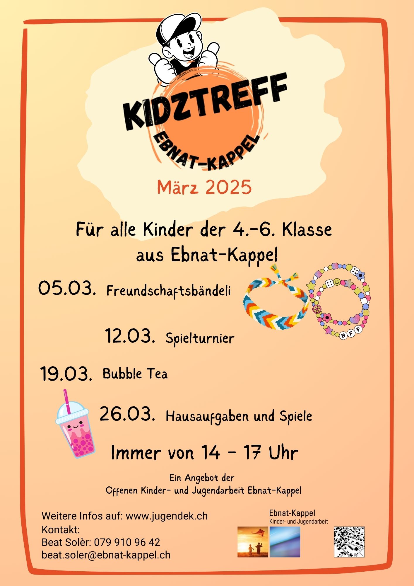 Mehr &uuml;ber den Artikel erfahren Programm Kidztreff M&auml;rz 2025
