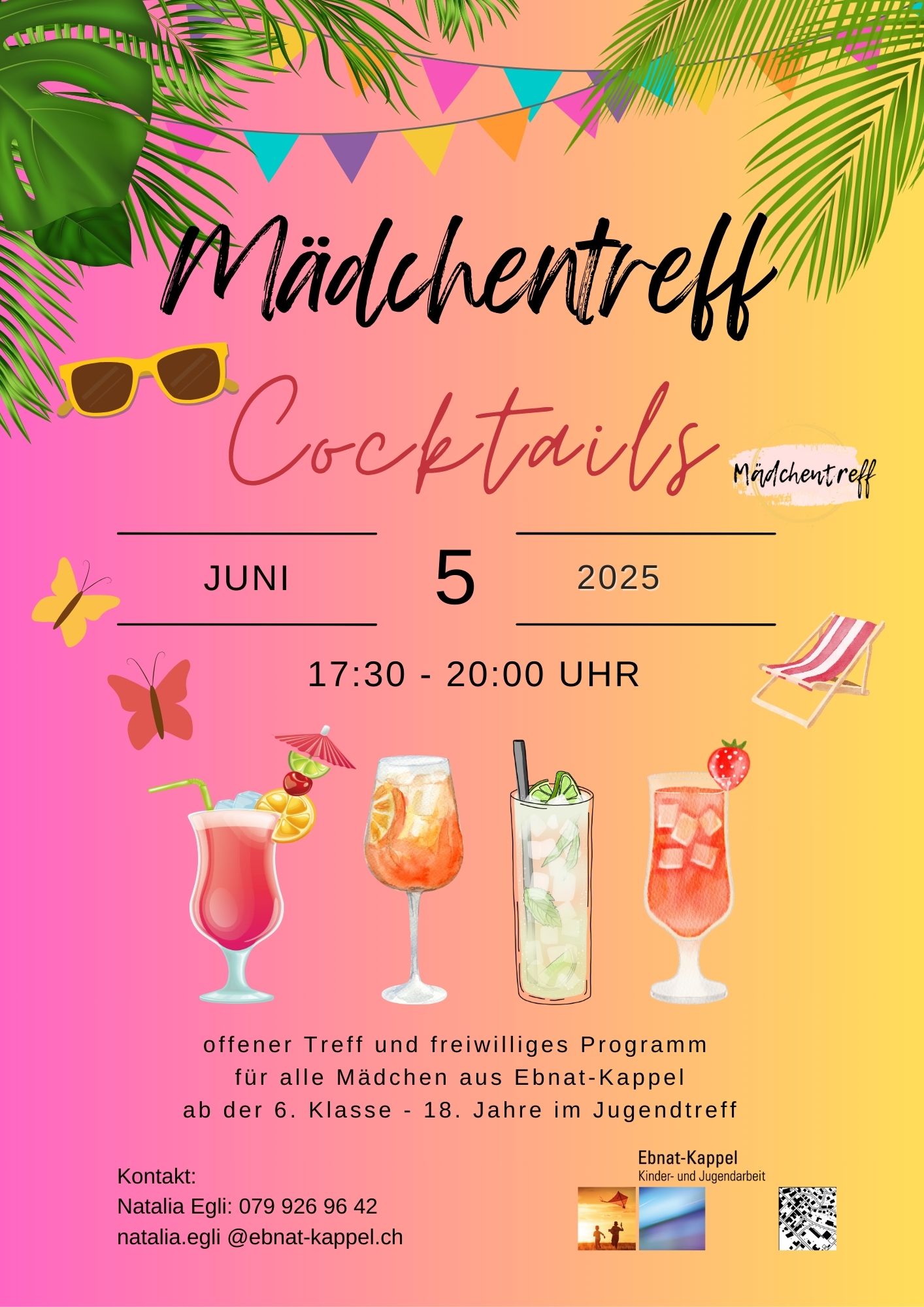 Mehr &uuml;ber den Artikel erfahren M&auml;dchentreff vom 05. Juni