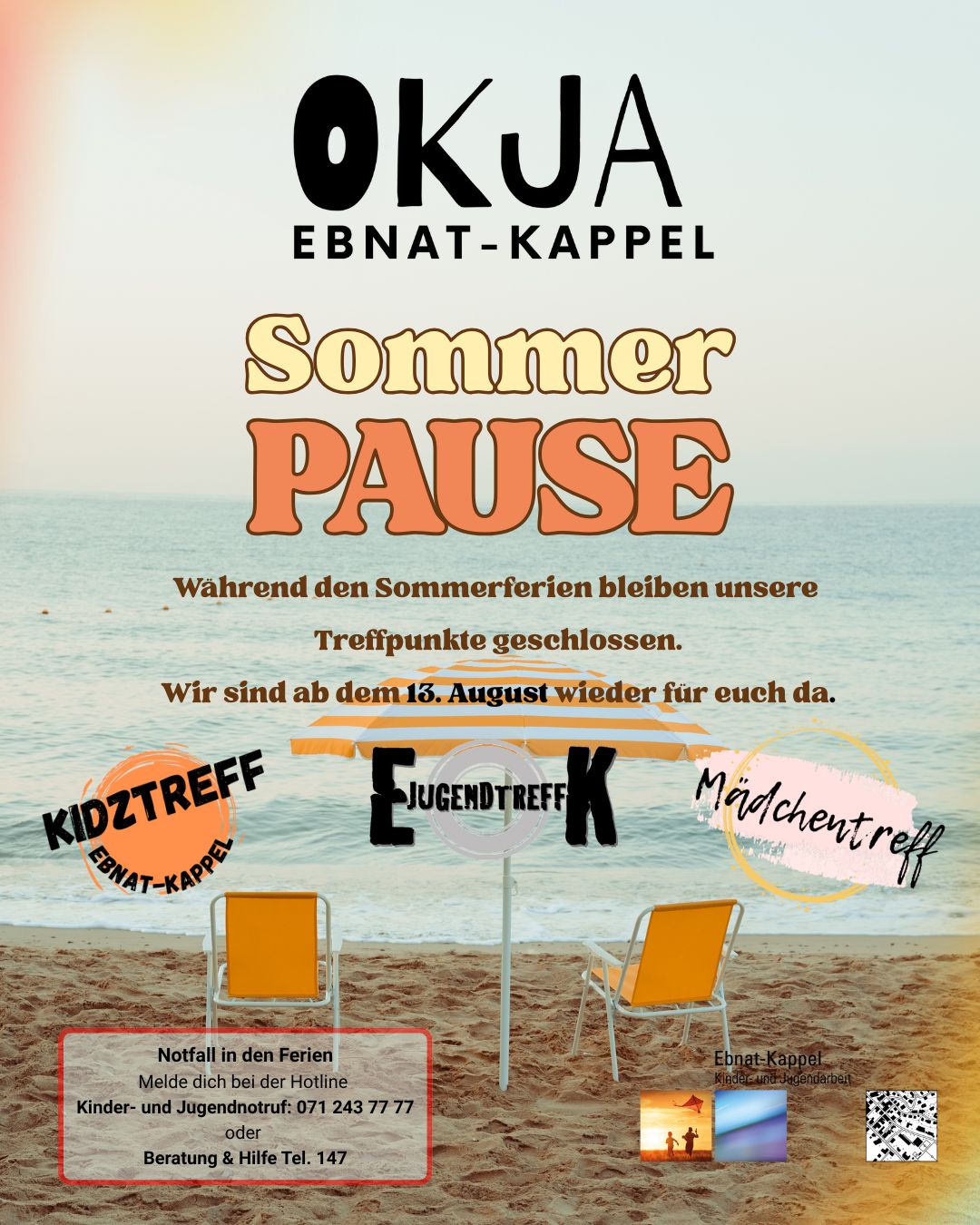 Mehr über den Artikel erfahren Sommerpause