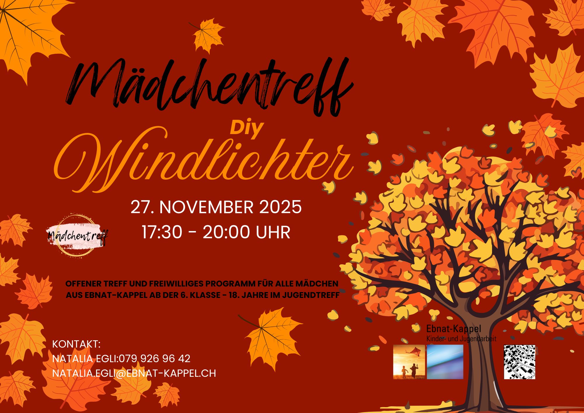 Mehr über den Artikel erfahren Mädchentreff vom 27. November 2025