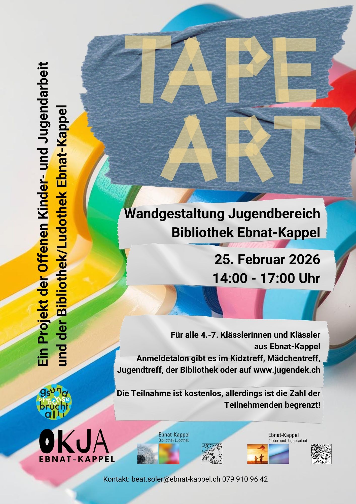 Mehr über den Artikel erfahren Tape Art in der Bibliothek
