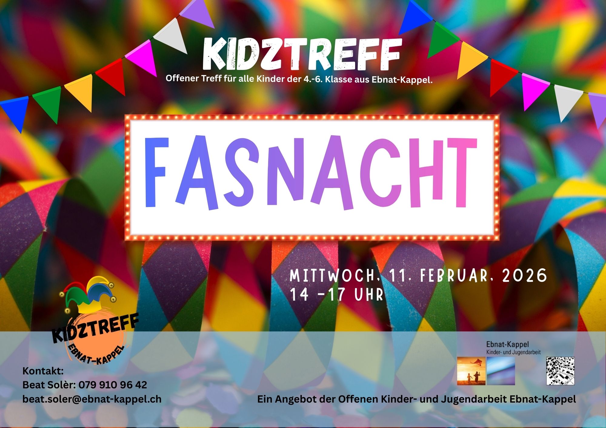 Mehr über den Artikel erfahren Kidztreff vom 11. Februar 2026