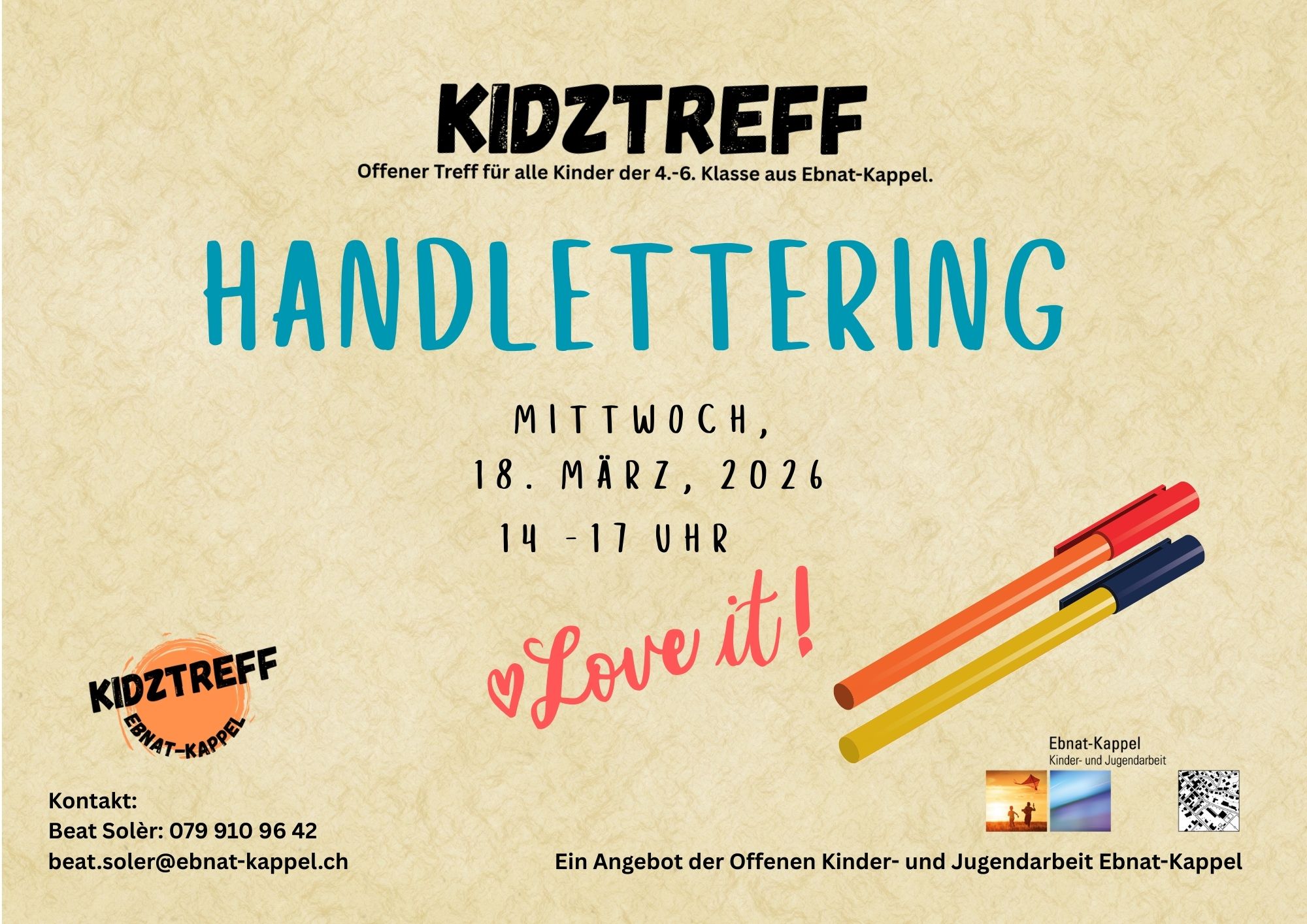 Mehr über den Artikel erfahren Kidztreff vom 18. März 2026
