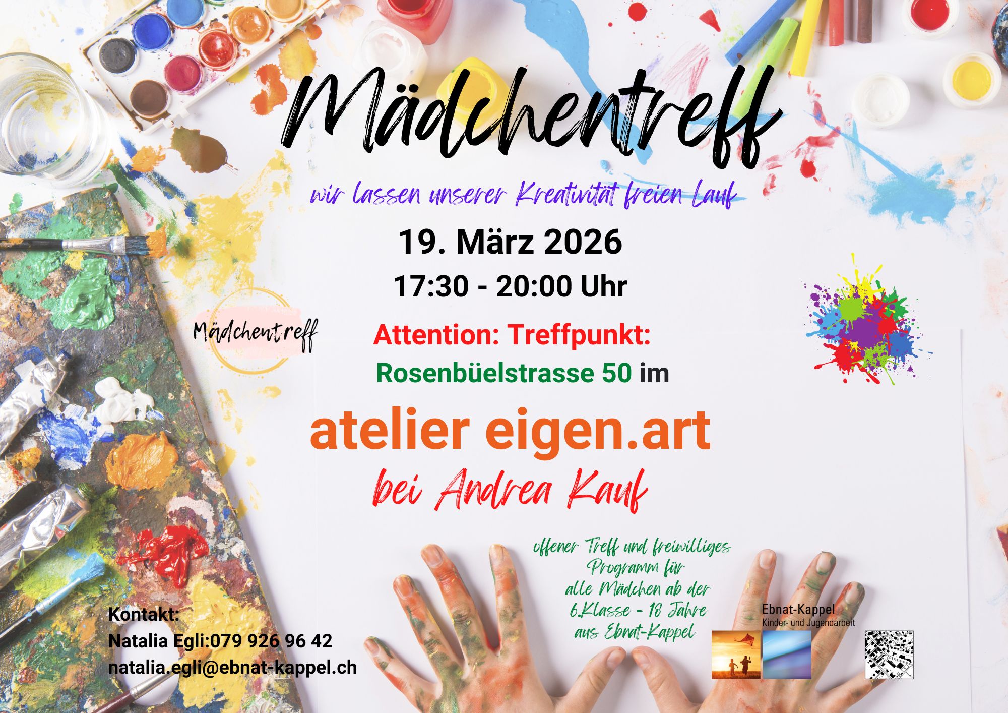 Mehr über den Artikel erfahren Mädchentreff vom 19. März 2026
