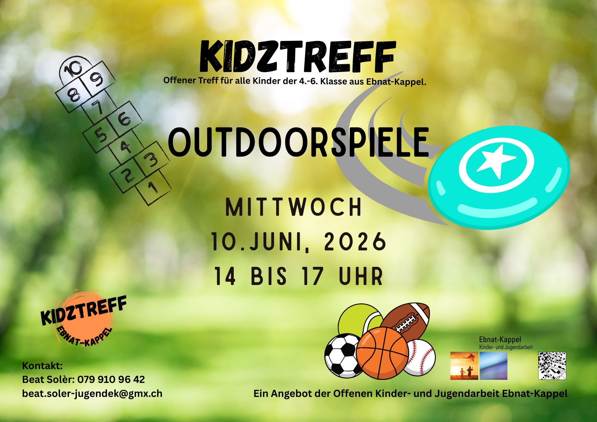 Mehr über den Artikel erfahren Kidztreff vom 10. Juni 2026