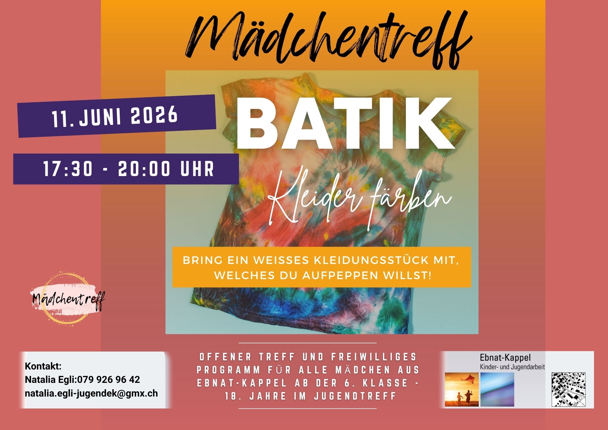 Mehr &uuml;ber den Artikel erfahren M&auml;dchentreff vom 11. Juni 2026
