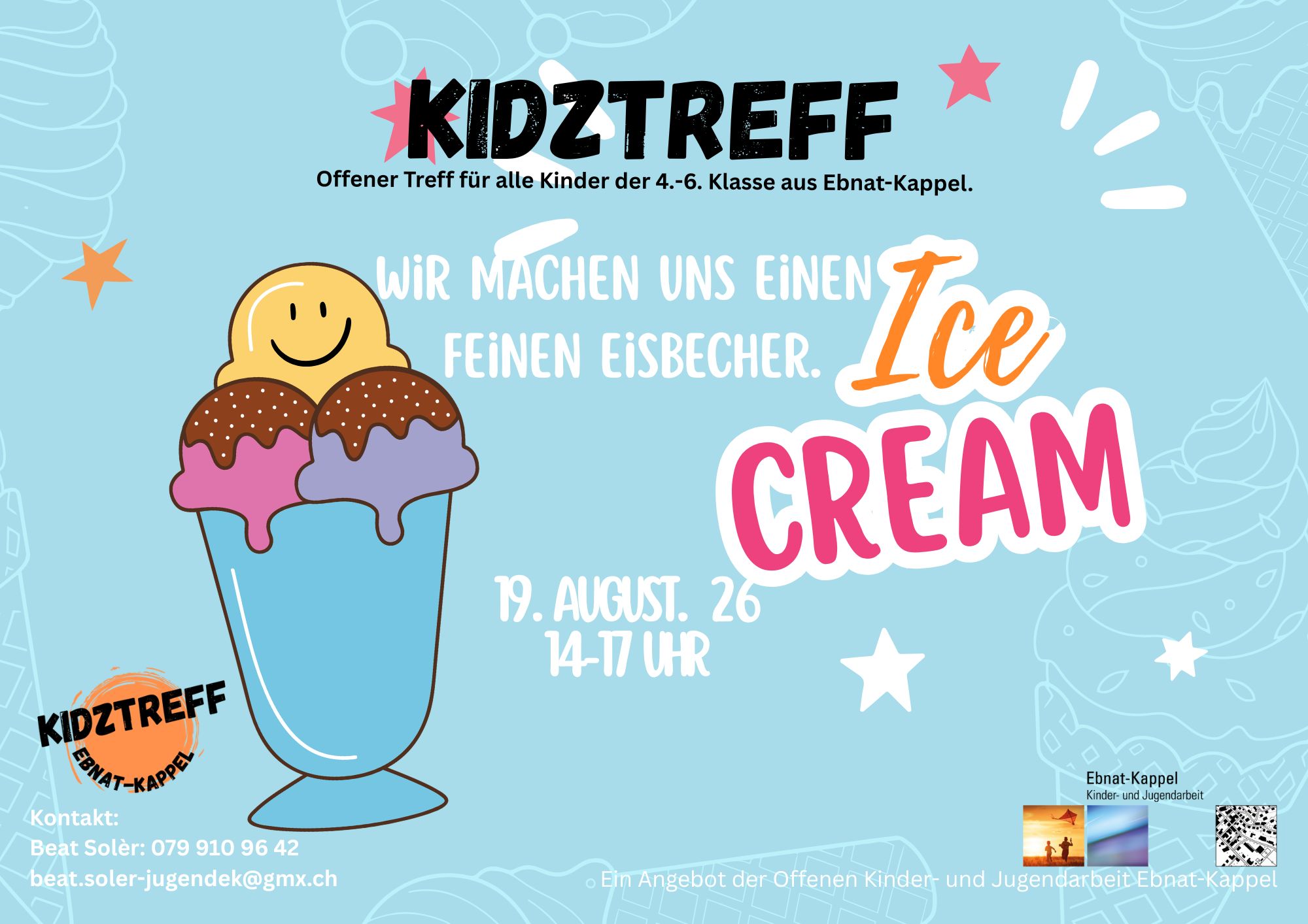 Mehr über den Artikel erfahren Kidztreff vom 19. August 2026